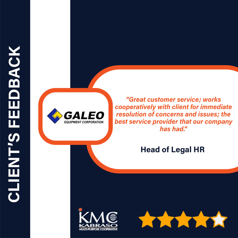 FB KMC clients feedback 1 - Head of Legal HR