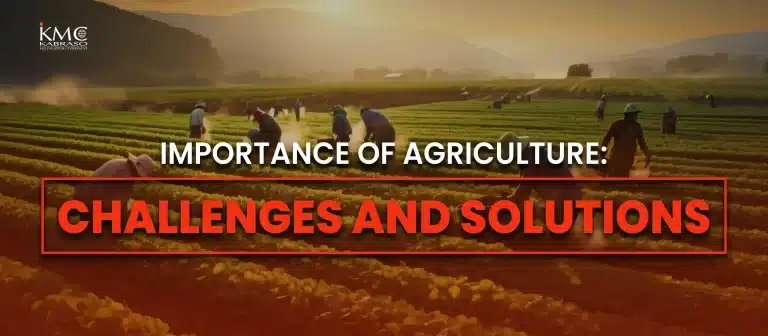 A featured image that depicts the image of farmers on a field and promote the importance of agriculture.